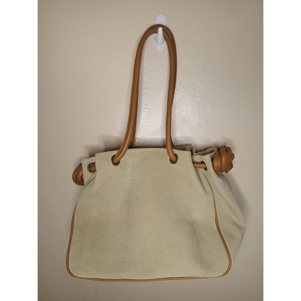 Sundance Tan Leather Bucket Bag